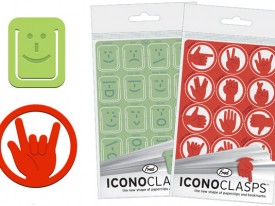 “Iconoclasps” paper clips